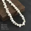 Accesorios Populares Transfronterizos para Joyería DIY de Turquesa, Collares Ensartados a Mano, Accesorios con Cuentas, Turquesa Blanca Sintética, Cuentas Sueltas de Sandía al por Mayor