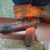 Decoração de Lenha Lenha Falsa Lenha Eletrônica de Carbono Madeira Luminosa Adereços de Fogão a Lenha Vermelho e Quente