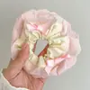 Anillo de Pelo para Intestino Grueso Accesorios para el Cabello Estilo Mori para Mujer Tocado Cuerda para el Cabello Sentido Avanzado Tendón de Goma Cabello Nuevo Estilo 2025 Cuerda para el Cabello Flor en la Cabeza