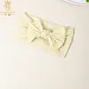Accesorios para el cabello infantiles transfronterizos de Amazon: Diadema ancha de nailon suave y cómoda con forma de lazo, diseñada para proteger la fontanela de bebés y niños pequeños