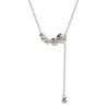 Collar de Plata de Ley S925 Qianjia con Borla de Bolas Redondas Pequeñas Cadena para Clavícula en Forma de Y Cadena para Suéter Nueva Otoño e Invierno 2025