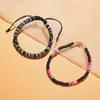 Venta Caliente Amazon Estilo Nepal Algodón Lino Tejido Cerámica Suave Tobillera Traje Cuerda de Tobillo Colorida para Actividad