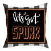 Funda de Almohada de Halloween para Amazon Transfronterizo Decoración Navideña para el Hogar Almohada Mesita de Noche Sofá Sala de Estar Funda de Cojín Dormir de Lado