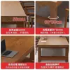 Nuevo Estilo Chino Escritorio de Tablero Grande Completamente Sólido Silla Sala de Estar Uso en Casa Estación de Trabajo Estudio Escritorio de Computadora Mesa de Conferencias Larga Simple