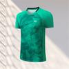 Nova Roupa de Badminton Masculina e Feminina Manga Curta Secagem Rápida Top Roupa de Tênis Infantil e Estudantil Roupa de Competição e Treinamento Respirável 4032