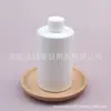 Frasco de 300ml com tampa padrão, curto, de ombro reto, cor âmbar, com tampa de rosca, adequado para óleos essenciais, tônicos e loções