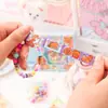 Set de Pulseras de Cinta DIY de Frijol Picante Capibala Pegatinas de Material Lindo Corazón Femenino Pegatinas para Niños