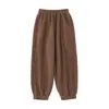 Pantalones de Viento tipo Linterna Wulibu Yi Personalizados para Niñas, Estilo Nuevo 2026, con Puño en la Pierna para Niñas Pequeñas, Estilo Primavera y Otoño