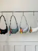 Bolsa de Design de Nicho Feminina Grande Capacidade 2025 Nova Verão Casual Estilo Coreano Ombro Único Transversal Bolsa Dobrada Dumpling