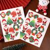 Adesivo de desenho animado de Natal Papai Noel Copo de Água Caderno Mala Decorativo Criativo Diário Livro