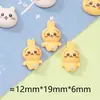 Dibujos Animados Lindo Mini Jiikawa Resina DIY Pegamento de Crema Funda de Teléfono Juguete para Niños Llavero Hebilla de Zapato Accesorios