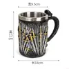 Suministro de Comercio Exterior Abastecimiento Transfronterizo Vikingo Creativo Oráculo Taza de Cerveza Taza Grande de Agua Taza de Acero Inoxidable
