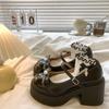 Zapatos de Cuero Pequeños de Boca Baja Vintage Franceses a Juego para Mujer Moda JK Japonesa Zapatos Mary Jane de Punta Redonda Novedad Primavera y Otoño 2024