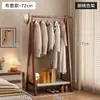 Perchero de pie para dormitorio, vertical, para colgar ropa en casa, barra de almacenamiento de bambú, estante de almacenamiento, doble capa, organizador de habitación, perchero