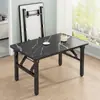 Mesa Plegable Hogar Mesa Baja Mesa de Comedor Mesa de Escritura Mesa de Comedor Rectangular Mesa de Puesto Habitación de Alquiler Mesa Simple