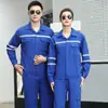 Conjunto de Ropa de Trabajo de Algodón Puro para Minería Subterránea de Carbón para Electricistas, Resistente al Calor y a la Abrasión para Reparación de Máquinas de Soldar, Venta al por Mayor de Ropa de Trabajo de Protección Laboral 100% Algodón