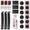 Kit de Ferramentas para Reparo Rápido de Pneu de Bicicleta, Remendo Frio sem Cola, Espátulas de Pneu, Caixa de Ferramentas para Reparo de Pneu