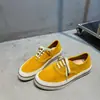 Tênis casual feminino da moda, marca tendência, novo estilo outono e inverno 2026, couro genuíno, respirável, com cadarço e slip-on