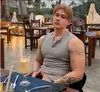 Camiseta sin mangas de cuello Henley para hombre, nueva, directa de fábrica, casual, acanalada, elástica, chaleco deportivo para fitness