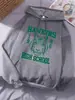 Sudadera Impresa Hawkins High School Talla Europea Transfronteriza Moda Invierno para Mujer Sudadera Casual Pullover Negro Blanco