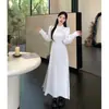 Ropa para Mujer Tallas Grandes Nuevo Estilo Chino Cheongsam Mejorado Vestido Otoño Nuevo Estilo Estilo Francés Chino Formal Falda Larga
