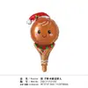 Shopping de Natal atividade de jardim de infância cena decoração balão tiara grampo Velho homem boneco de neve alce presente