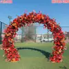 2023 Novos Adereços de Casamento Fundo Arco Redondo Arco de Flores Estrutura Estrutura de Arco Totalmente Florido Casamento