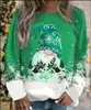 Sudadera Redonda con Estampado de Mascotas 3D Estilo Europeo y Americano 2026 para Mujer, Holgada de Manga Larga, Estilo de Moda Transfronterizo para Otoño e Invierno