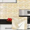 TS374-393 Pegatina de patrón de ladrillo transfronterizo, pegatina de imitación de azulejo para decoración de renovación del hogar y la cocina, pegatina de pared impermeable autoadhesiva