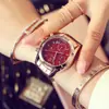 Reloj para Mujer Guou con Tres Esferas, Correa de Acero, Reloj de Cuarzo Multifuncional, Estilo Europeo y Americano con Calendario, Reloj de Moda para Mujer