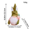 Li Chen 2026 Nueva Decoración Transfronteriza de Pascua Regalo Pequeño Muñeco sin Rostro Conejito de Pascua Fabricante