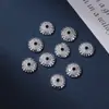 Acessórios para Bandeja de Flores Prateada que Preserva a Cor, Artesanal Elegante DIY, Podem Ser Usados como Pulseiras, Colares, Pingentes, Pequenos Acessórios, Venda Direta de Fábrica e Atacado