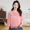 Nuevo suéter de otoño e invierno transfronterizo para madres de mediana edad 2026 nuevo cálido moderno camisa base suéter versátil