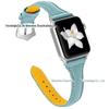 Adequado para Pulseira de Couro Apple Watch, Nova Pulseira de Couro para Smartwatch 38/42mm