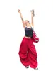 Pantalones cargo de estilo coreano y japonés para mujer, estilo hot girl jazz hip-hop, pantalones paracaídas holgados, pantalones casuales plisados vintage curvos