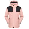 Chaqueta de Algodón Plumón Tres en Uno con Logo, Ropa de Trabajo Desmontable Cortavientos e Impermeable, Gruesa y con Forro Polar para Mayor Calidez