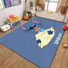 Alfombra de Punto para Sala de Estar, Dormitorio, Habitación Infantil de Dibujos Animados, Felpudo de Tianjin, Alfombrilla para Silla Giratoria, Mesa de Café, Manta Fresca y a Prueba de Humedad para Mesita de Noche
