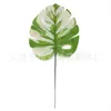 Accesorios para arreglos florales de hoja de tortuga de simulación directo de fábrica, accesorios para decoración de bodas