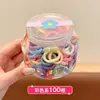 Coloridos pasadores de pelo de pulgar estilo coreano para niños y niñas, lindas diademas, dulces cordones para el pelo de niños, gomas elásticas de alta elasticidad, accesorios para el pelo