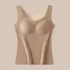 Comércio Exterior Transfronteiriço Popular Veludo Alemão Escovado Térmico Íntimos Outono e Inverno Sem Costura Modelador Tamanho Grande Roupa Externa Colete Interno