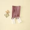 Otoño 2025 Nuevo Bebé Niña Leggings Clase A 0-3 Años Niñas Niño Estilo Coreano Casual Pantalones Lazo Infantil Niños