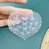 Molde de Arte para Uñas de Dibujos Animados al por Mayor Silicona de Alta Transparencia No se Pone Blanco Molde para Uñas de Epoxi Flor de Tulipán Lazo