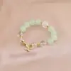 Nueva pulsera de mariposa brillante de cristal natural dulce y fresco de súper hada, regalo, trémolo, explosiones en vivo
