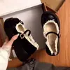 Zapatos Bajos Populares de Cuero con Punta Redonda para Mujer, Novedad Primavera 2025 Estilo JK Japonés Dulce Zapatos Mary Jane con Lazo