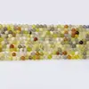 Contas redondas de cristal natural semiacabadas de ágata com múltiplas contas DIY soltas para colar e pulseira, contas espaçadoras de 4 mm atacado