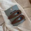 Pinza para Flequillo de Felpa con Forma de Gota de Agua para Otoño e Invierno, Pinza Lateral Versátil, Pasador de Lujo Ligero, Accesorio para el Cabello con Acabado de Alta Gama