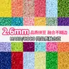 Kit de Manualidades DIY de Cuentas de Fusión 3D de 264 Colores, Juego Completo de Materiales y Herramientas para Cuentas de Fusión MARD