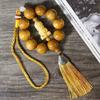 Pulsera de cuentas de Buda Jin Sinan madera sombría material viejo veta Shun ojo de gato pulsera Jin Sinan puesto de mayoreo regalos más vendidos