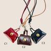 Bolsa de almacenamiento para gafas de sol retro de cuero transfronteriza, collar colgante, cadena de gafas de nicho de lujo ligero, almacenamiento de auriculares, monedero