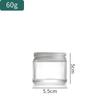 Botella de crema de vidrio transparente azul verdoso de té de 8 oz y 240 g, portavelas de aluminio de 70 ml, taza vacía para aromaterapia